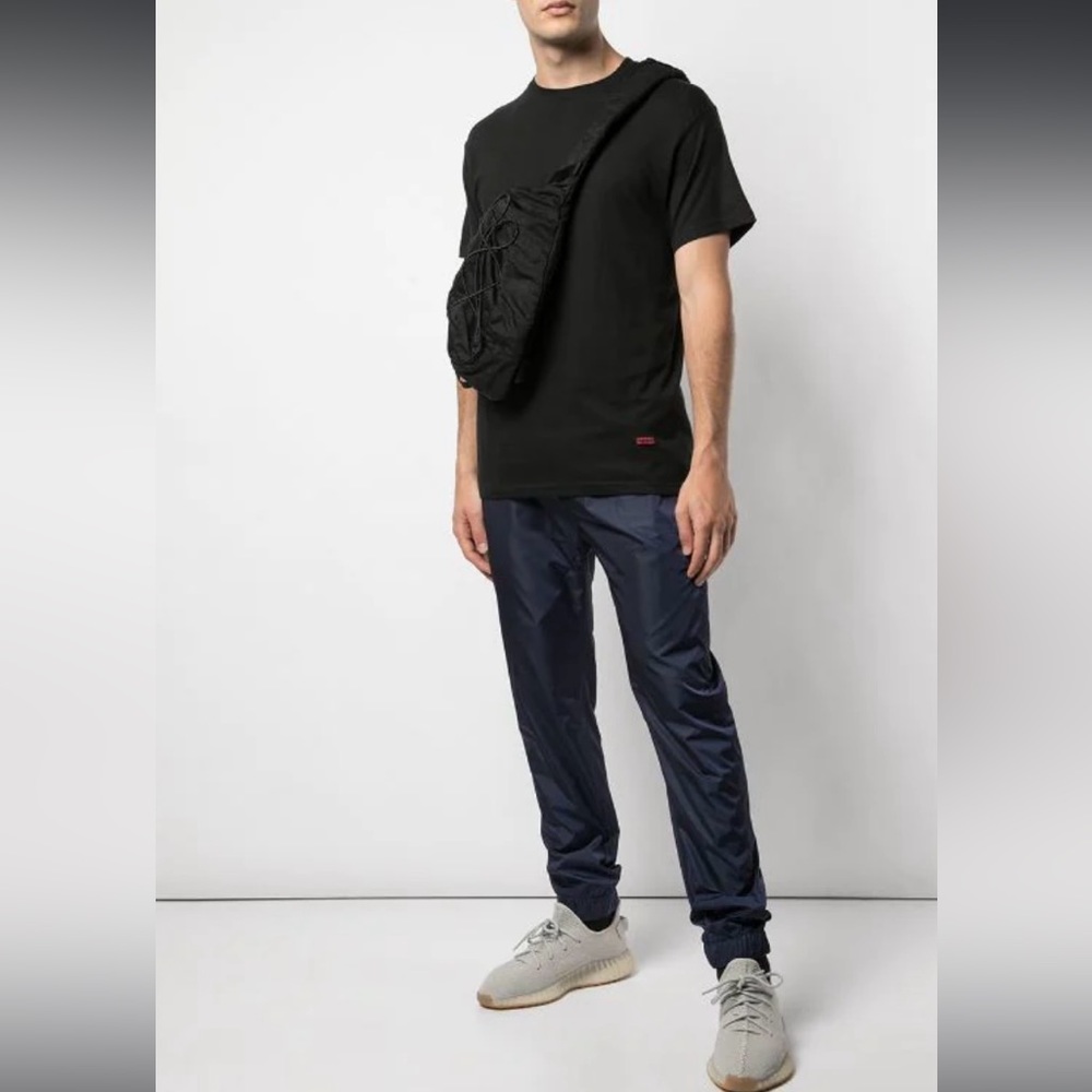 HANES x SUPREME Solid Black T-Shirt Bundle Of 2 Size Small Hanes Supreme Collab